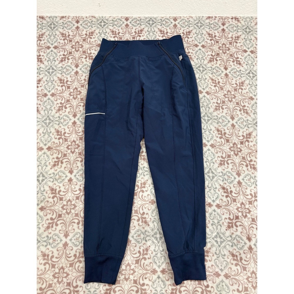 Cherokee Infinity Petite Mid Rise Jogger Scrub Pants Navy Blue XS CK110AP